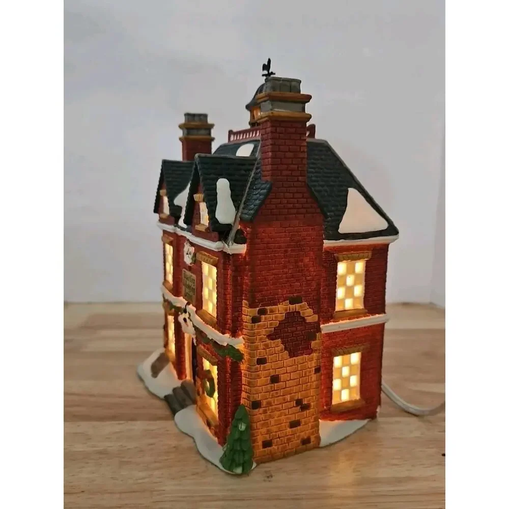 Dept 56 Boarding & Lodging School #5810-6 Dickens' Village Series WLite Orig Box